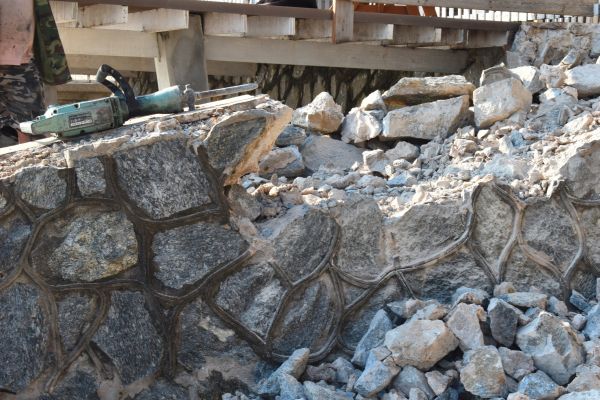 Retaining Wall Demolition in Bethlehem
