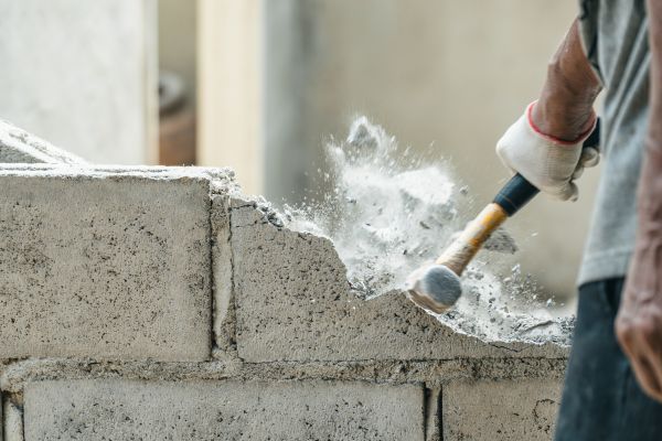 Block Wall Demolition in Bethlehem